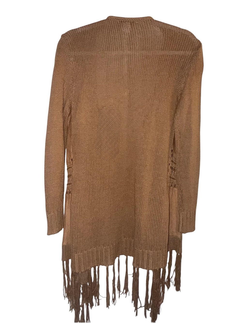 Venus open front waterfall cardigan sweater - Picture 3 of 6